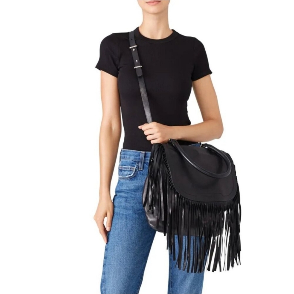 Barbara Bui Suede Fringe Bag - Picture 4 of 16